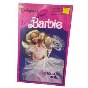 New Barbie Dress-Up Dance Magic Doll by Colorforms #730 NOS Rare {5}